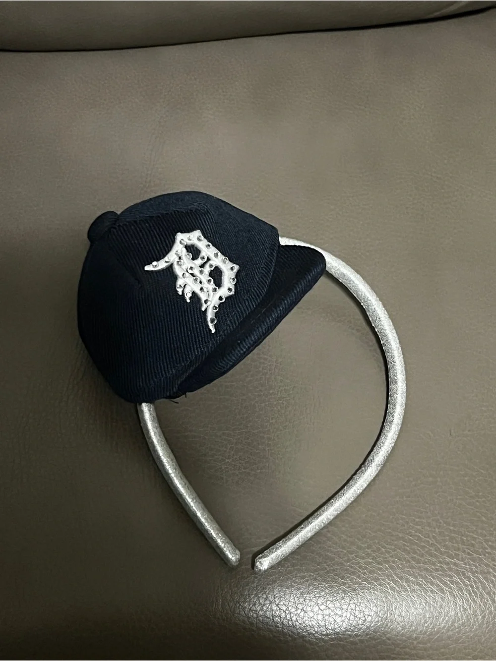 Detroit Tiger Navy blue women’s /girls Novelty Baseball Cap Headband